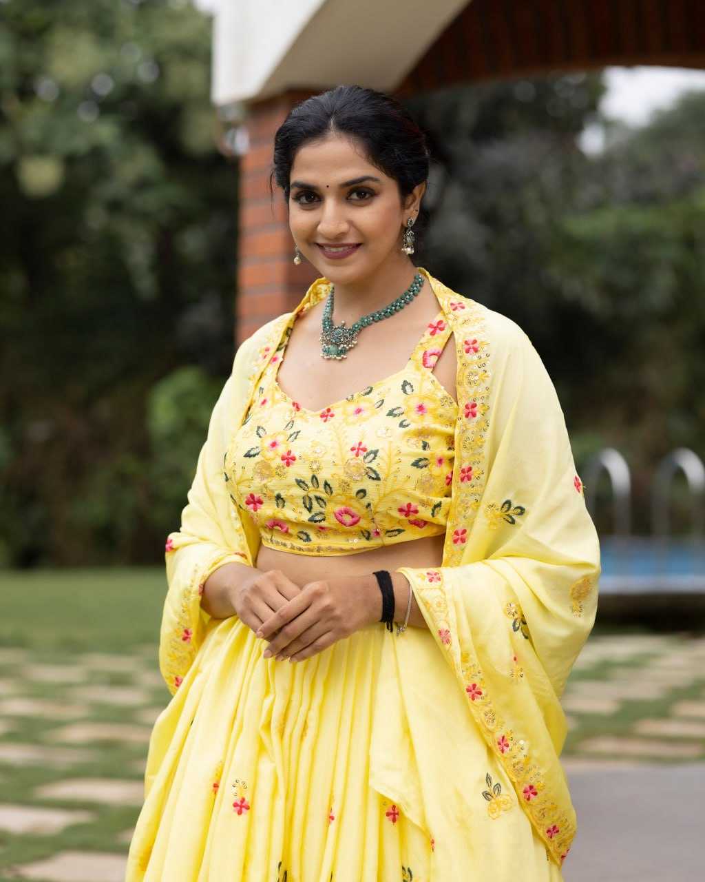 Chinon  Sequins Lehenga